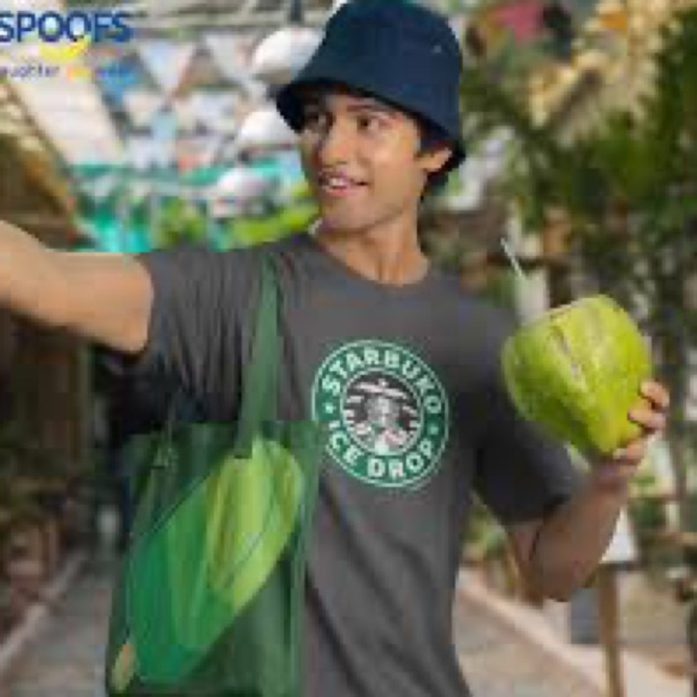 NWT spoofs Starbuko Ice Drop Tee